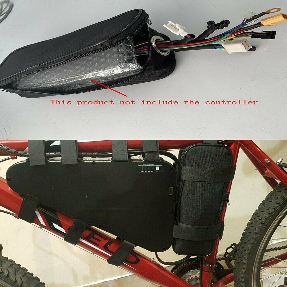 Bicycle Controller Bag Conversion Battery Case Storage Holder Pouch For E-Bike S