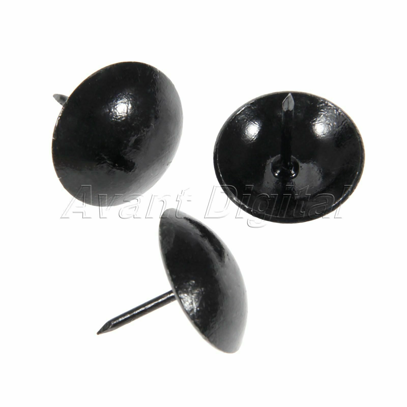 Furniture Hardware Sofa Black Tack Studs Pins Jewelry Box Upholstery Nails 10X