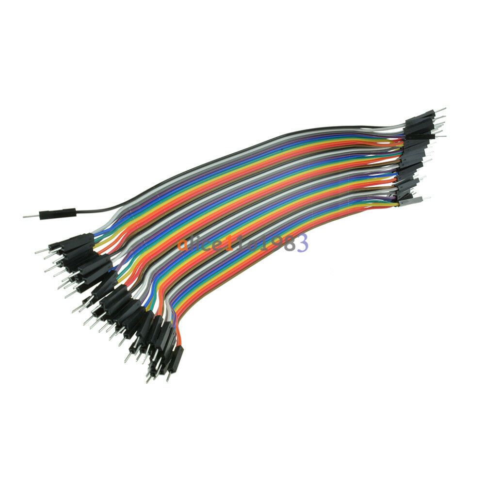 10 x 40PCS Dupont wire jumper cables 20cm 2.54MM male to male 1P-1P For Arduino