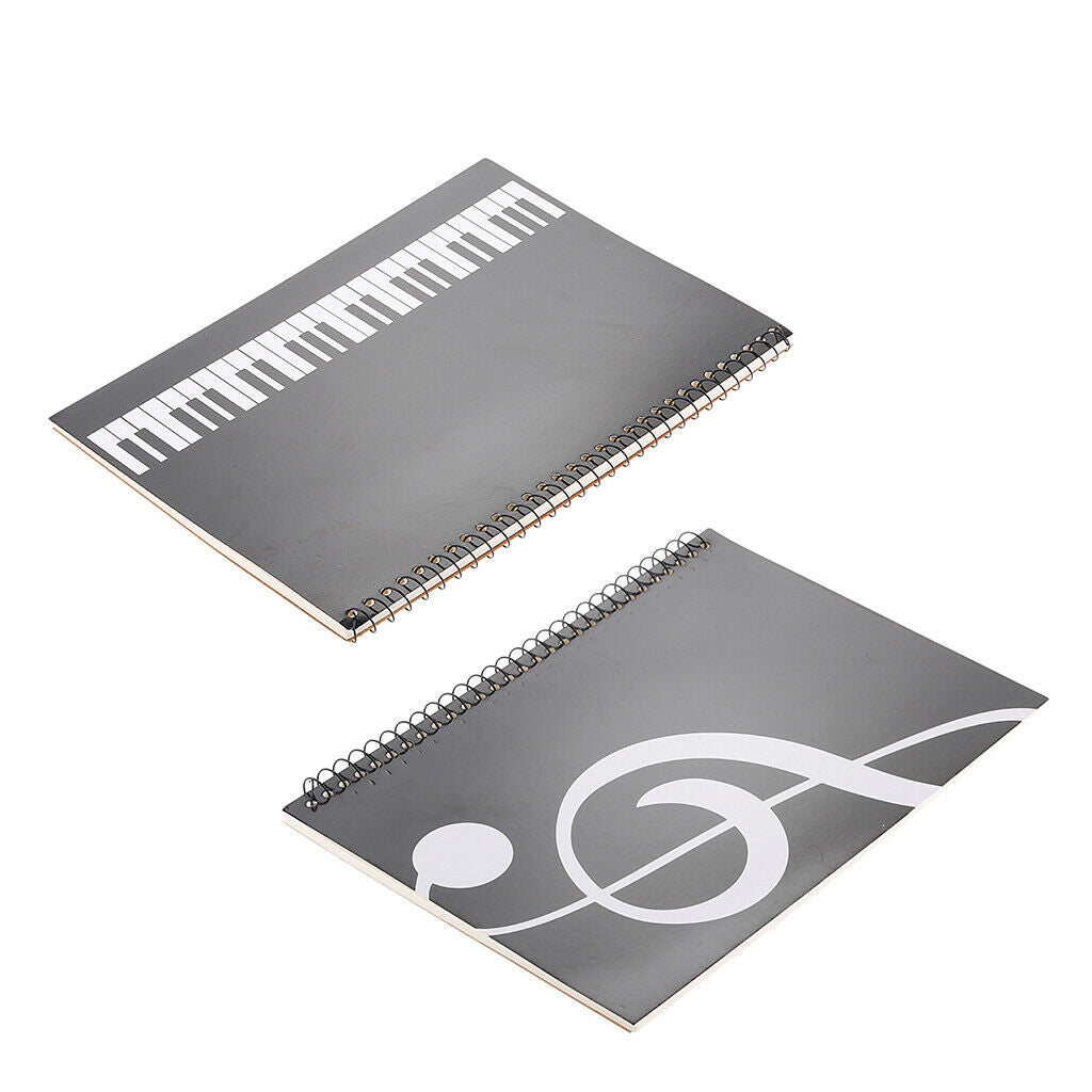 Notebook Paper Diary Book Travel Journal Notebook Music Notes Pattern