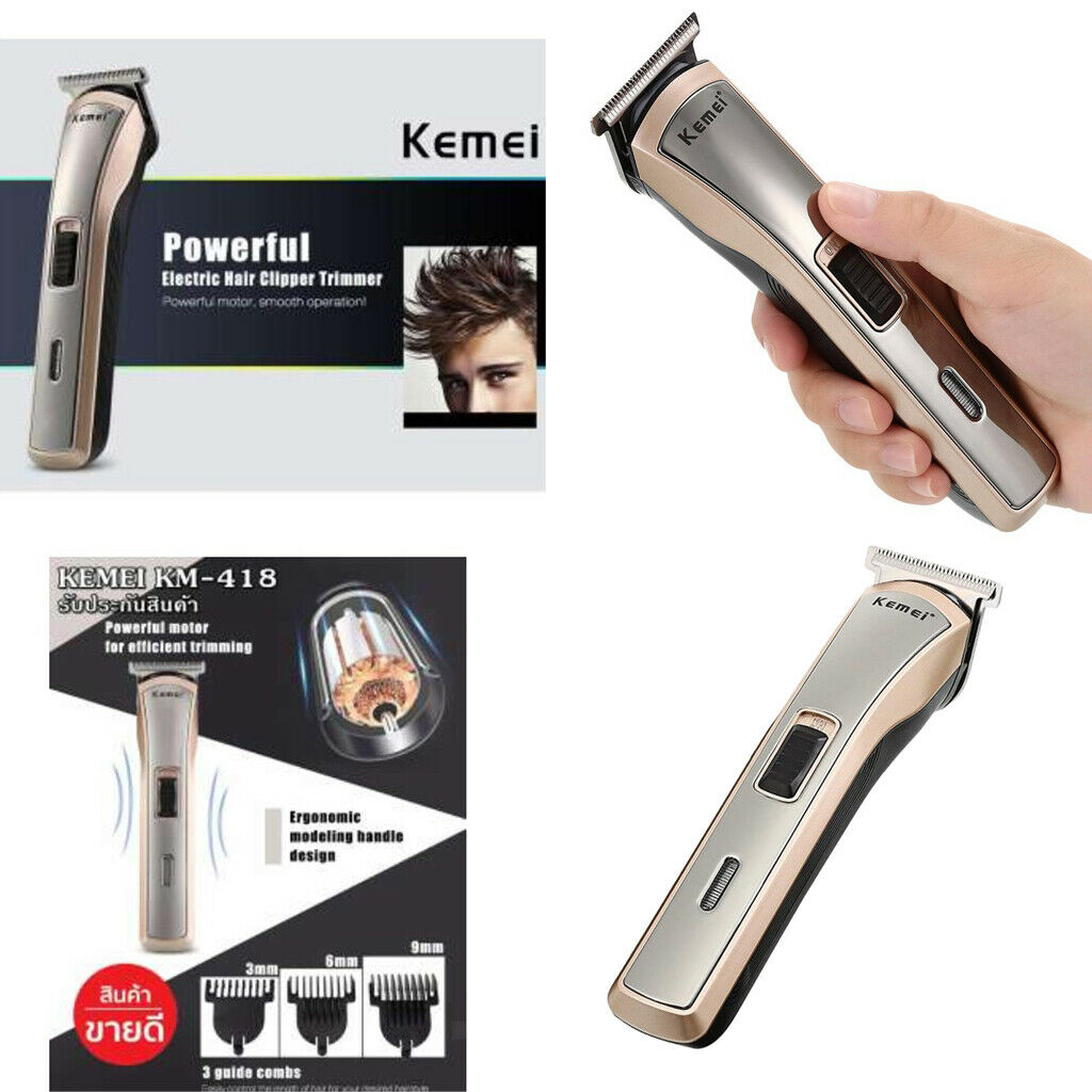 Pro Electric Cordless Handy Hair Clipper Razor Beard Removal Set EU Plug