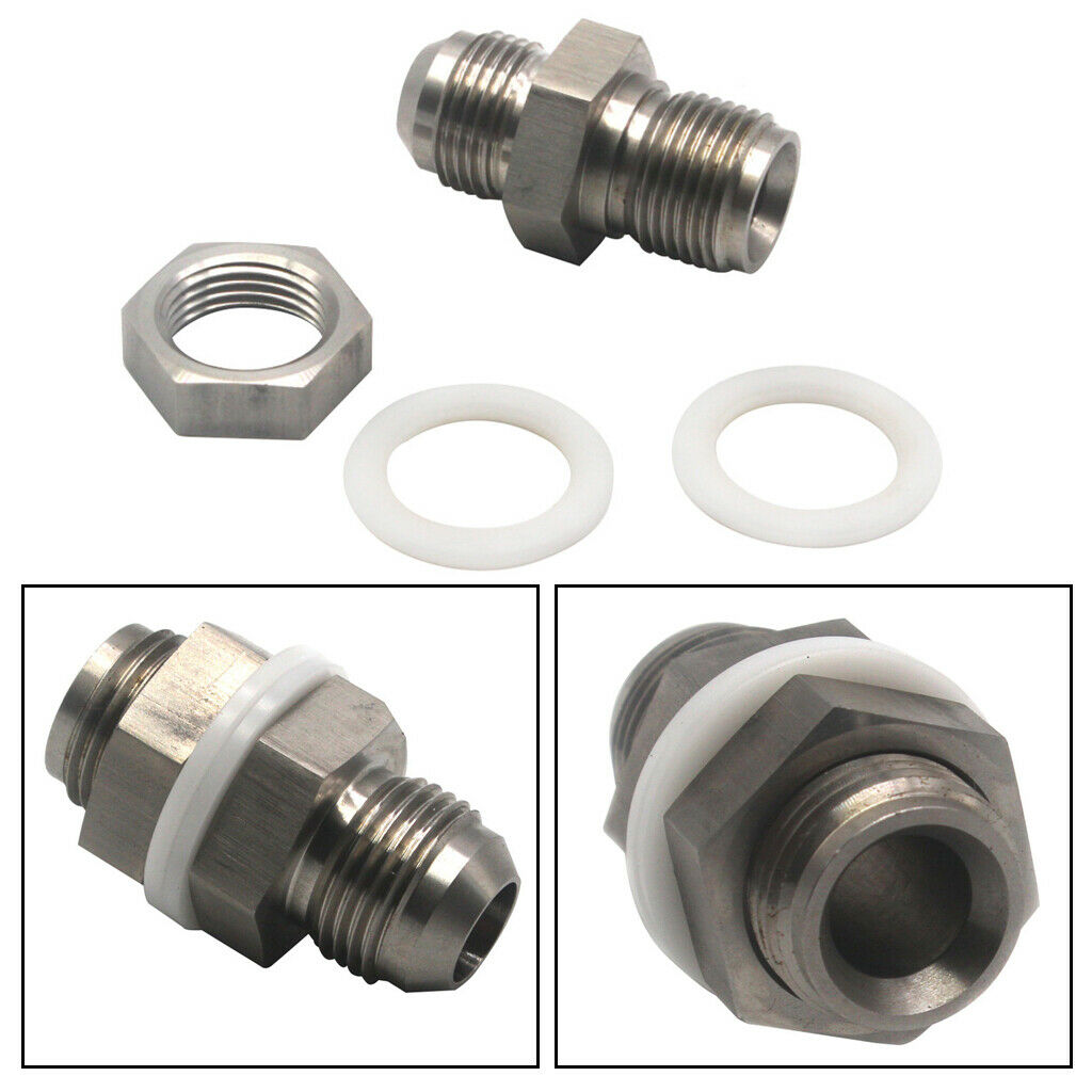 Universal Oil Pan Oil Sump Return Drain Plug Adapter Weldable Fitting 10AN