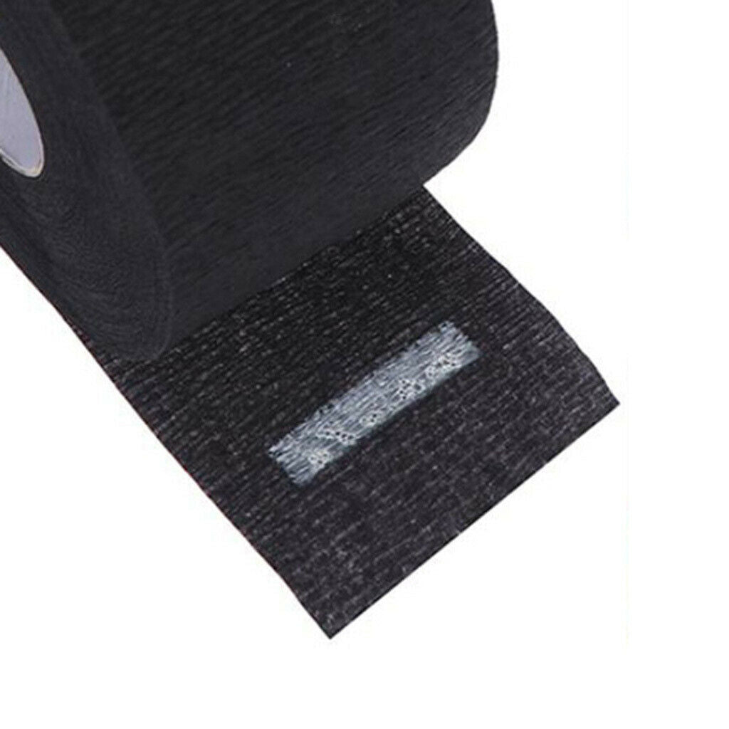 5x Neck Roll Paper Pro Neck Covering Haircut Collar Salon Accessory black
