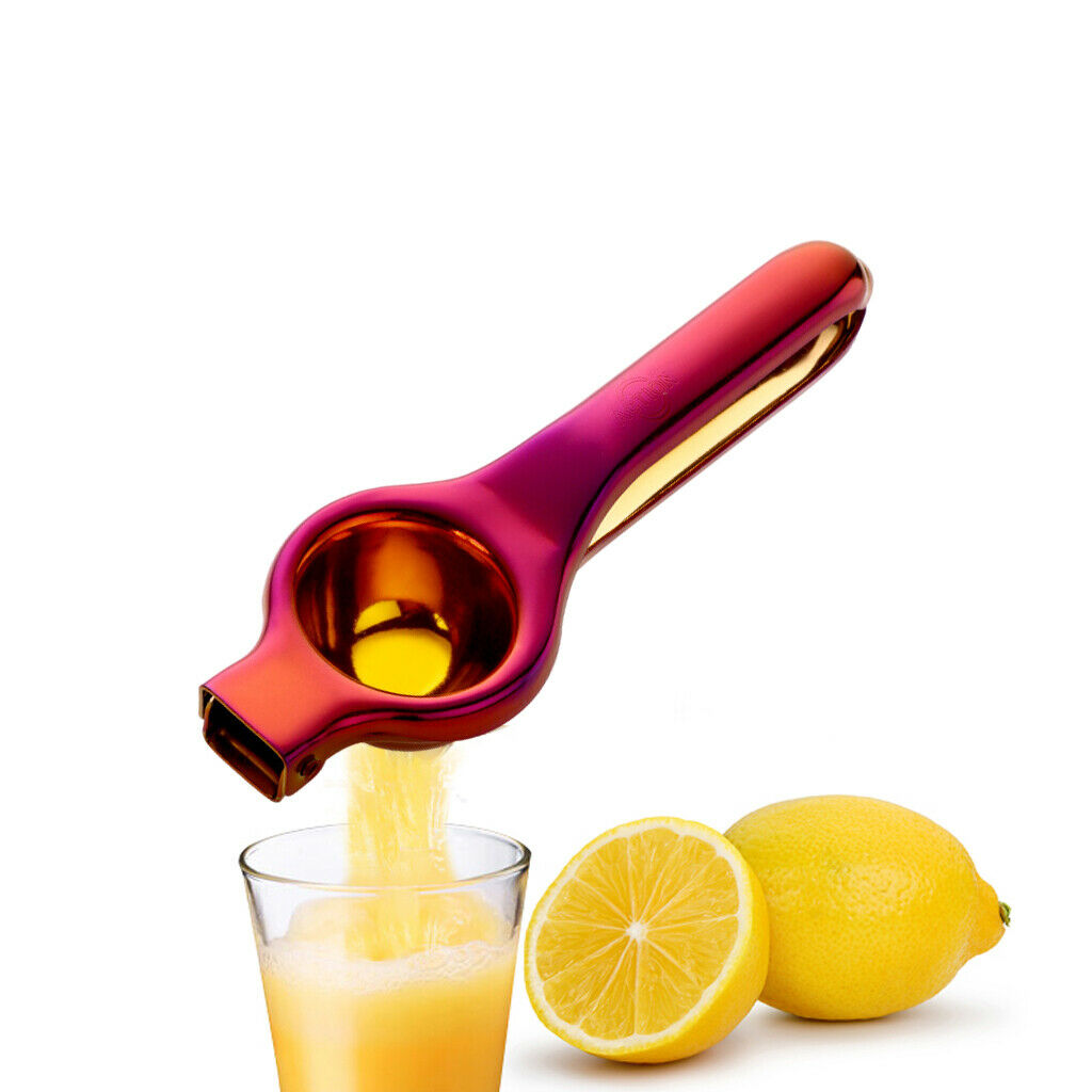 Handheld Manual Fruit Juicer Citrus Lemon Squeezer Hand Press Tool Rainbow