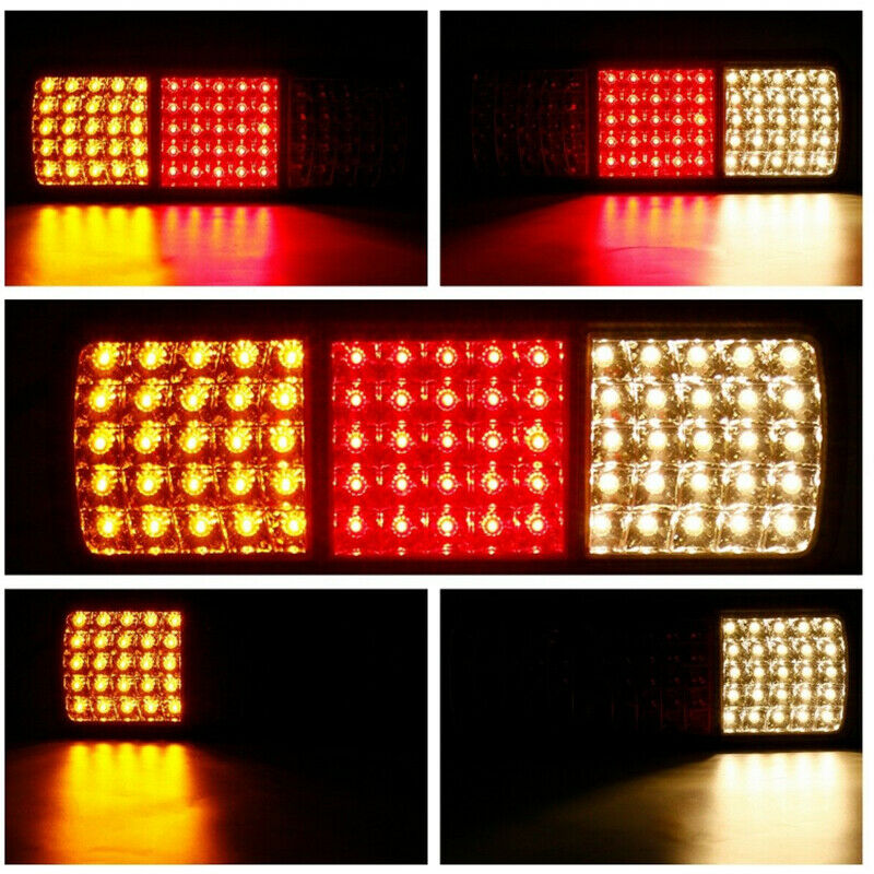 75 LED 24V Car Truck Boat Trailer Rear Tail Light Brake Reverse Indicator Lam Tt