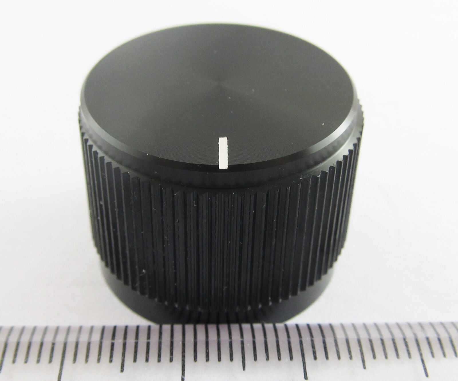 1pc High Quality Black Color Aluminum Audio Rotary pots Knob 30mm x 19mm NEW