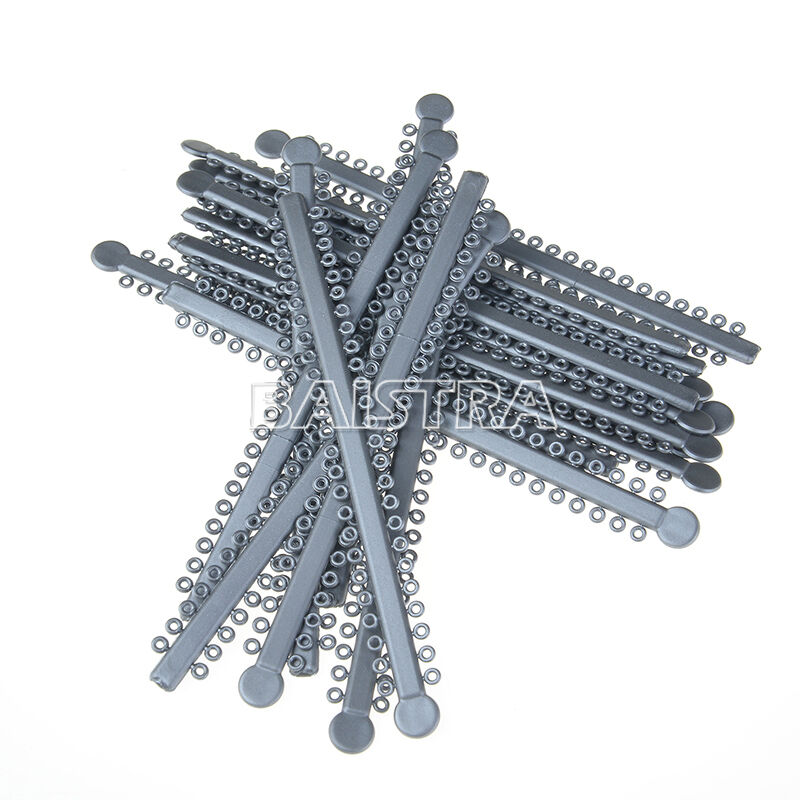 50 ties per stick/20 sticks Dental Orthodontic Ligature Ties Gray 1000Ties