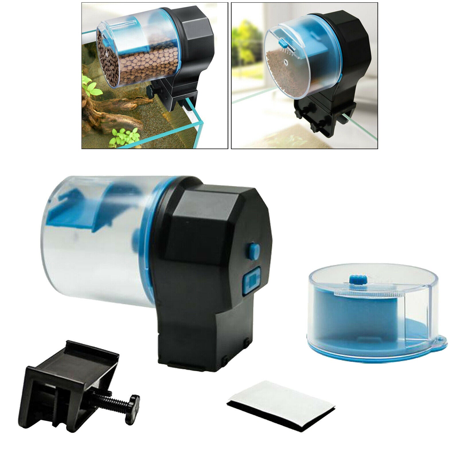 Automatic Fishing Feeder Aquarium Tank Auto Food Dispenser Battery Weekend