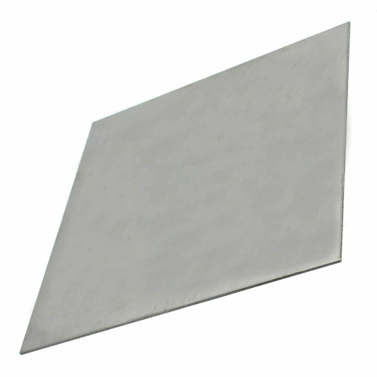 150mm x 150mm x 2mm Sliver Metal Titanium Ti Plate Sheet Board TC4 Grade 5