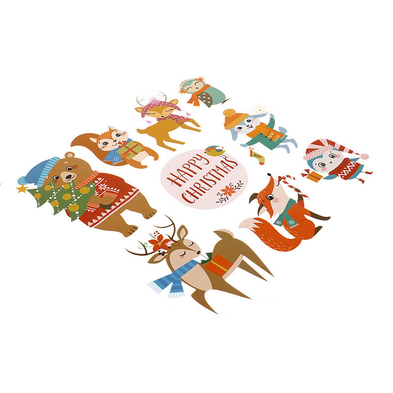 Christmas Patches Set Washable Heat Transfer Iron-on Patch DIY Accessory .l8