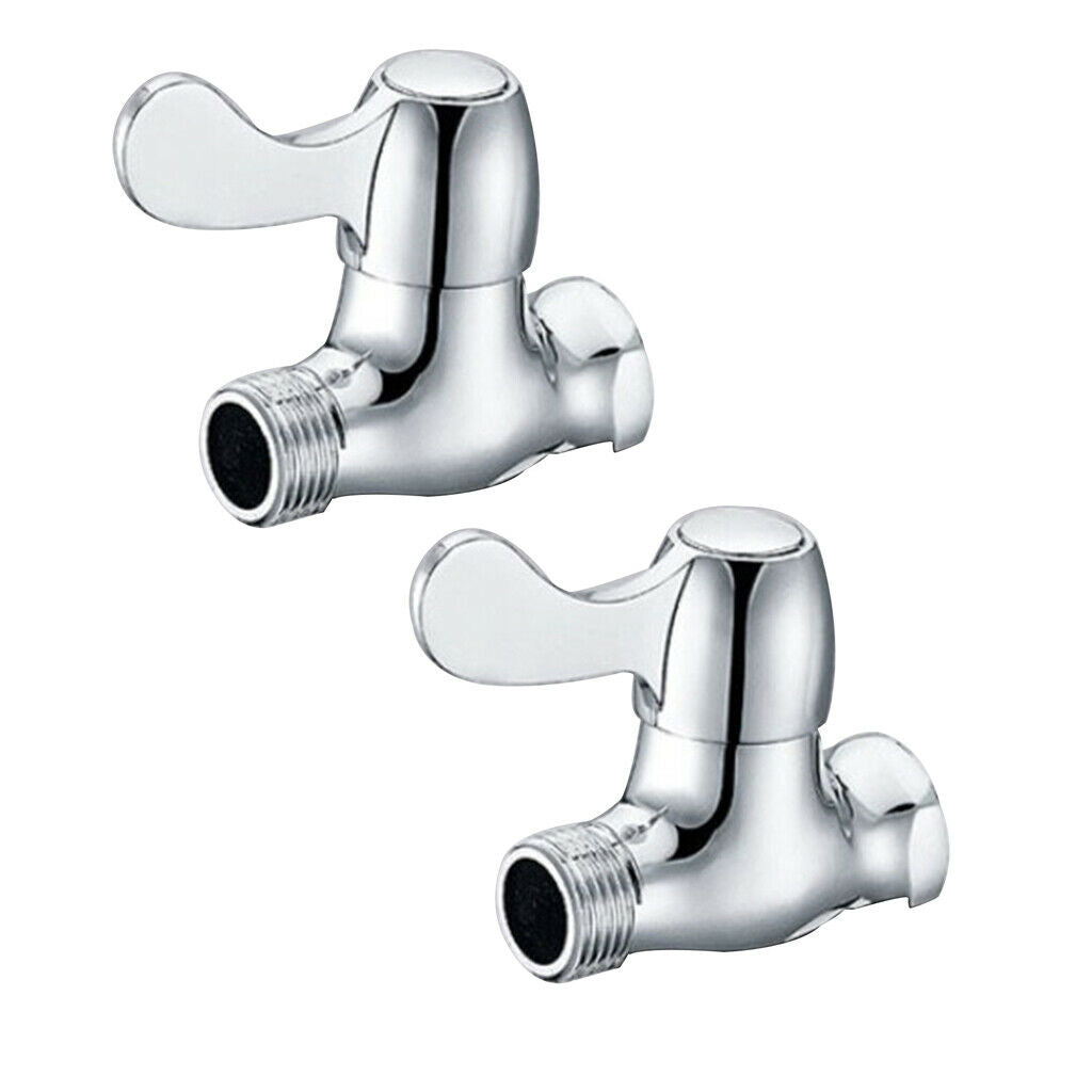 2Pcs Professional Sink Tap Kitchen Faucet Zinc Alloy Basin, Water Mixing Valve