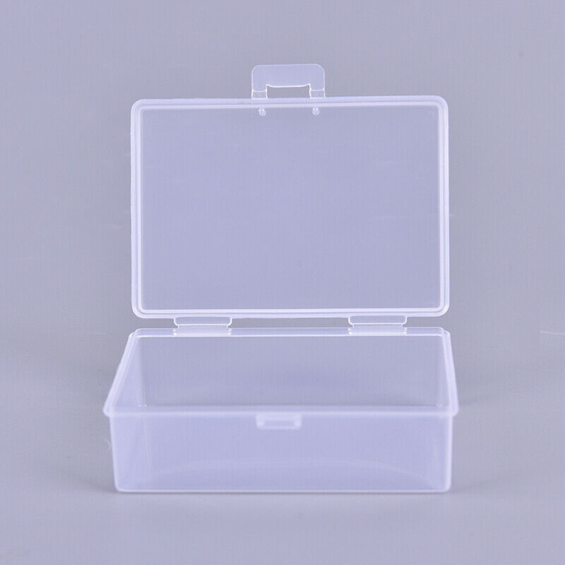2pcs/set Transparent Plastic Boxes Playing Cards Container Storage Poker .l8