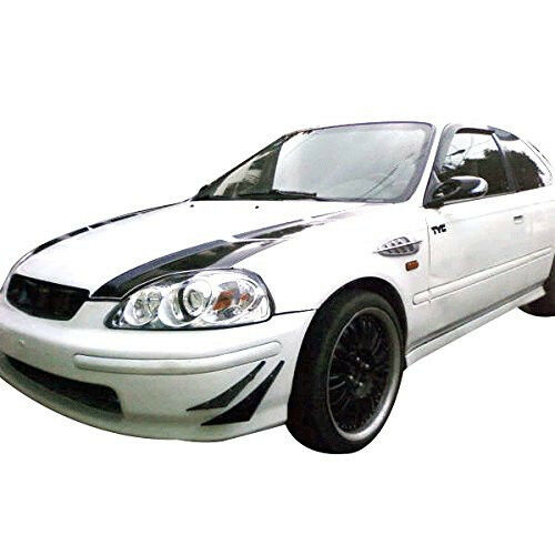 4 Pcs Front Bumper Splitter Fins Valance Chin Body Spoiler Canards Universal Fit
