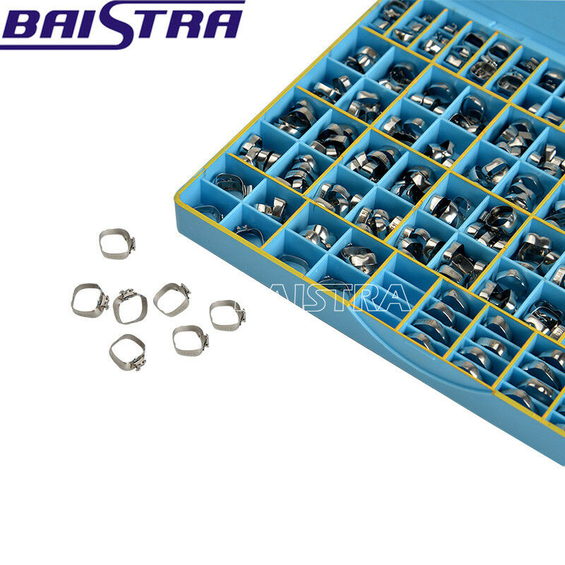 340Pzas Tubo Bucal de Ortodoncia Dental 1er Molar U/2 L/1 Roth 0.022" Banda Redo