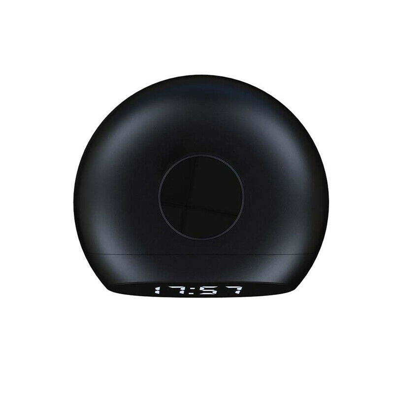 Multifunctional Wireless Charger Bedside Lamp Light with Clock Alarm Home Office