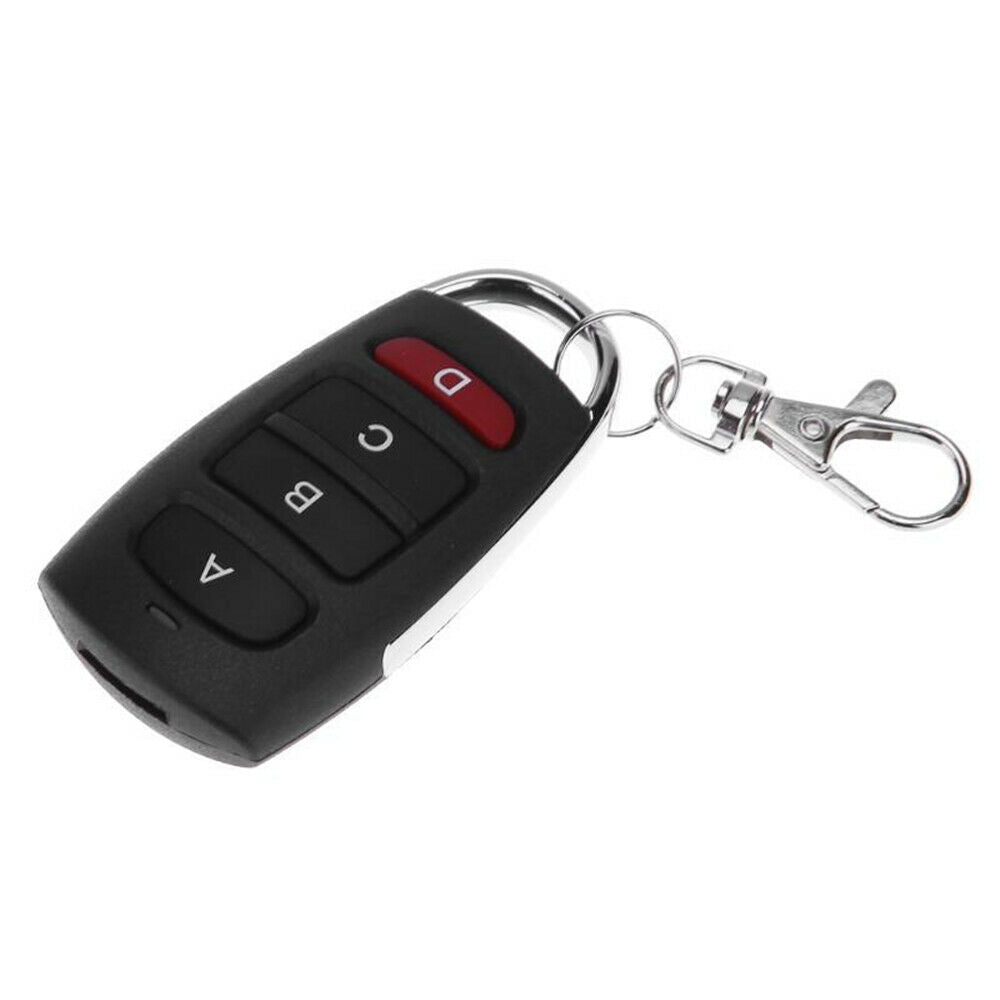 Universal 4 channel clone garage door remote key chain 433mhz remote