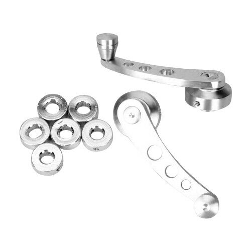 Universal Aluminium Vehicle Car Auto Billet Window Winder Crank Handle Set New