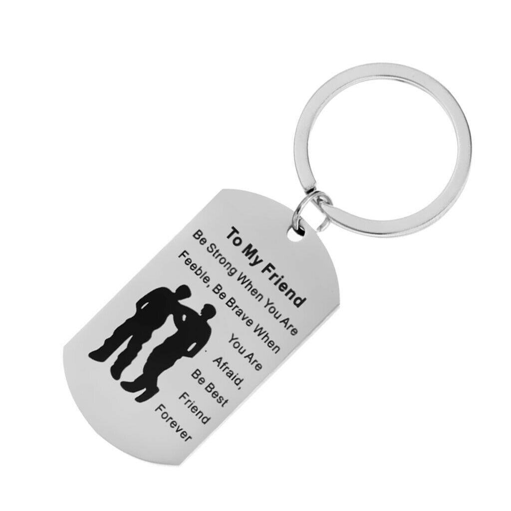 Inspirational Keychain Graduation Gifts for Friends Stainless Steel Key