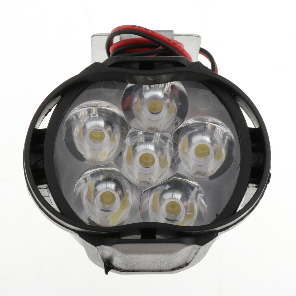 2 lot LED Motorcycle Light Headlight Assembly Fog for Scooter Motorbike UTVs