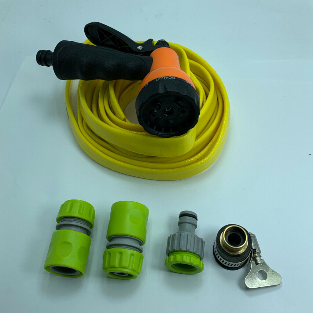 Home High Pressure Garden Spray Gun Set Car Wash Flower Vegetable Watering 5m