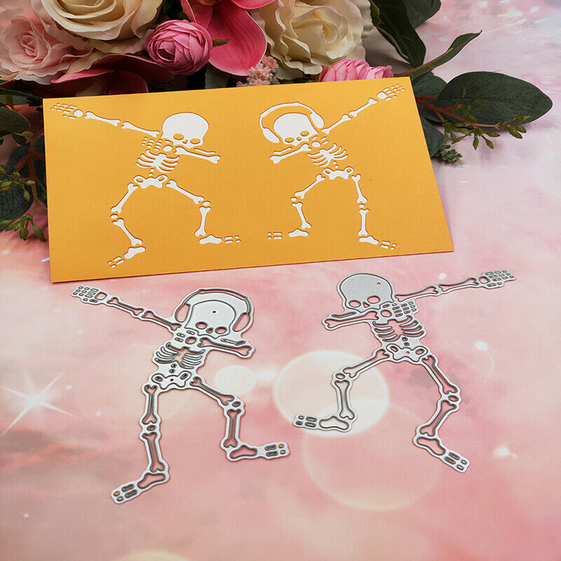 Halloween Skeleton Dancer Metal Cutting Dies Halloween Frame Cutting Dies.l8