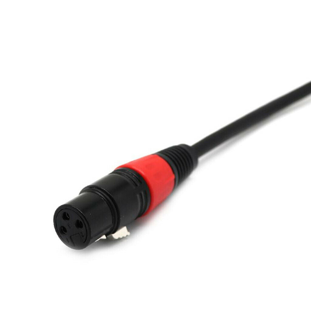 3.5mm (Mini) 1/8" Stereo Female to XLR Female Microphone Cable Cord