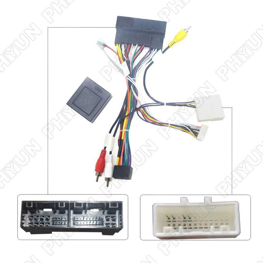 16PIN Car Radio Wiring Harness w/ Canbus For Hyundai Elantra Santa Fe IX45 KIA