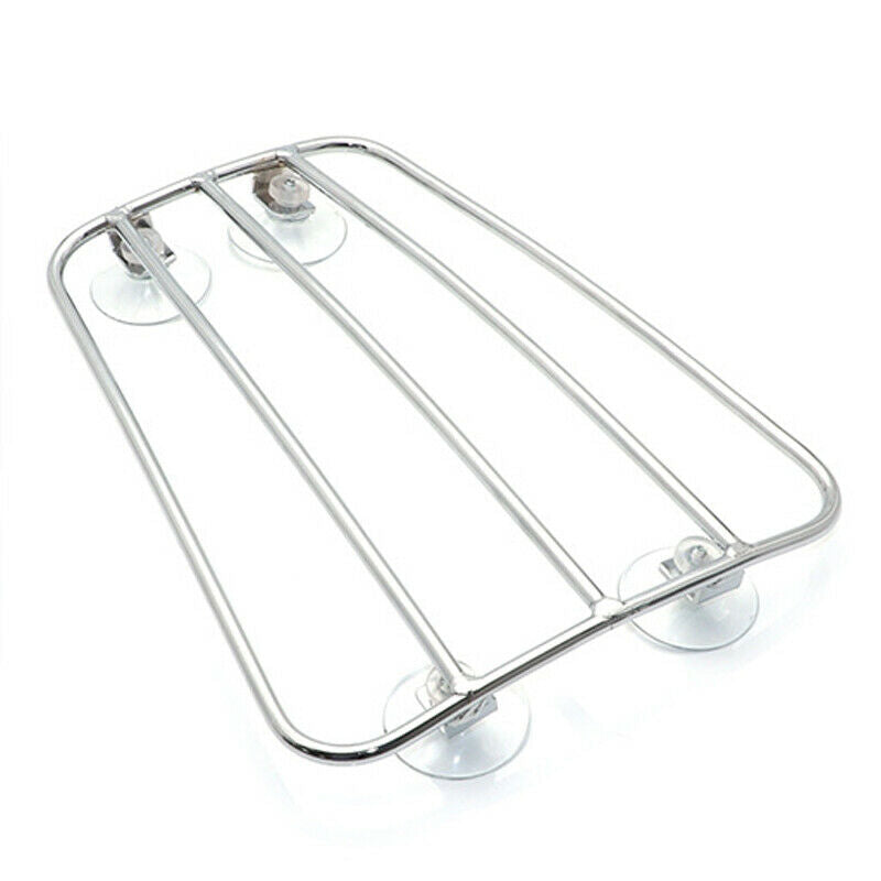 Motorcycle ATV Front Chrome Fuel Tank Luggage Rack Cargo Shelf Bracket Universal