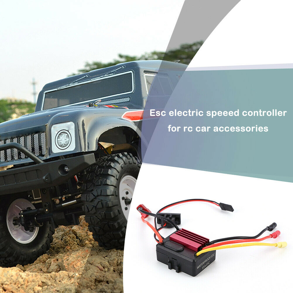 Sensorless Brushless Motor+35A ESC Combo for 1/16 1/18 RC Car