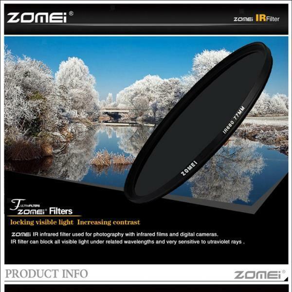 37mm Infrared Filter IR 720nm Wavelength Filter for   Canon DSLR Cameras