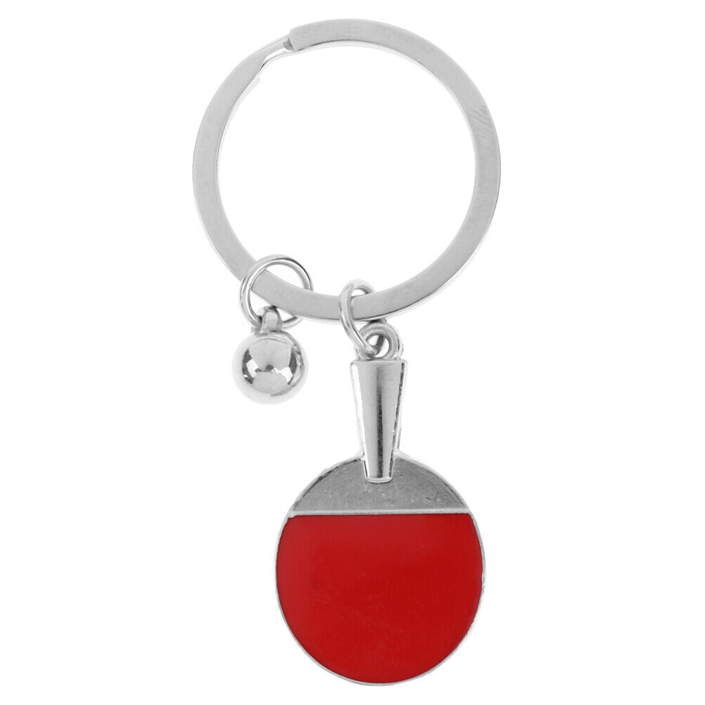Table Tennis Badminton Useful Tennis Key Chain Racket Keyring Gifts Access.l8
