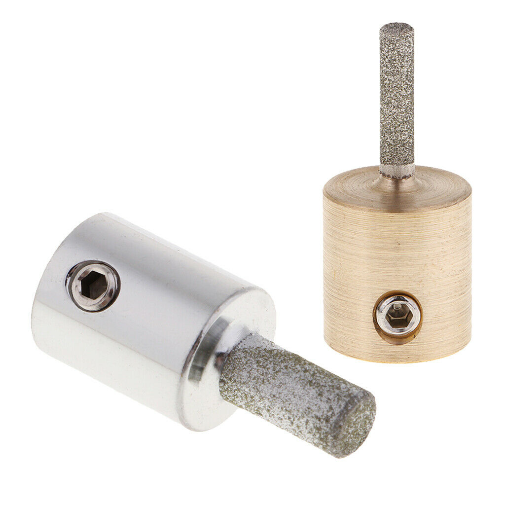 2pcs Stained Glass Grinder Head Bit Diamond Grinding Wheel for All Grinder