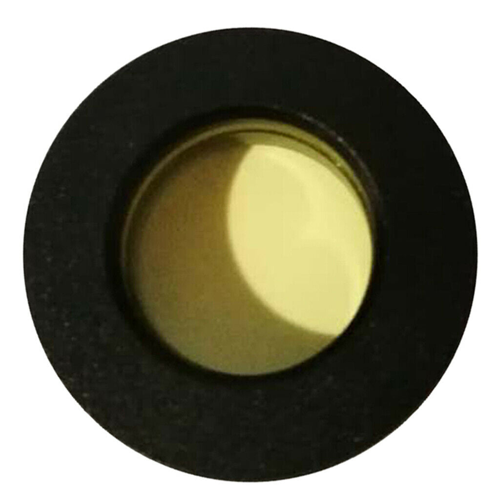 0.965" to 1.25" Telescope Eyepiece Adapter (24.5mm to 31.7mm) +Yellow Filter