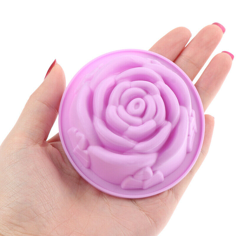 6PCs Silicone Cupcake Cake Mold Muffin Baking Reusable Silicone Cake Molds DDD