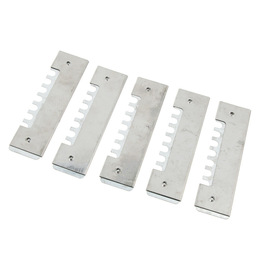 5x Stainless Steel Bee Hive Entrance Reducer 125 x 33 mm/4.9 x 1.3 inches