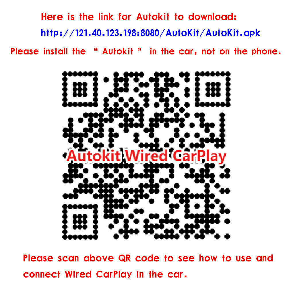 Wireless Carlinkit USB CarPlay Dongle Adapter For Android Navigation Player