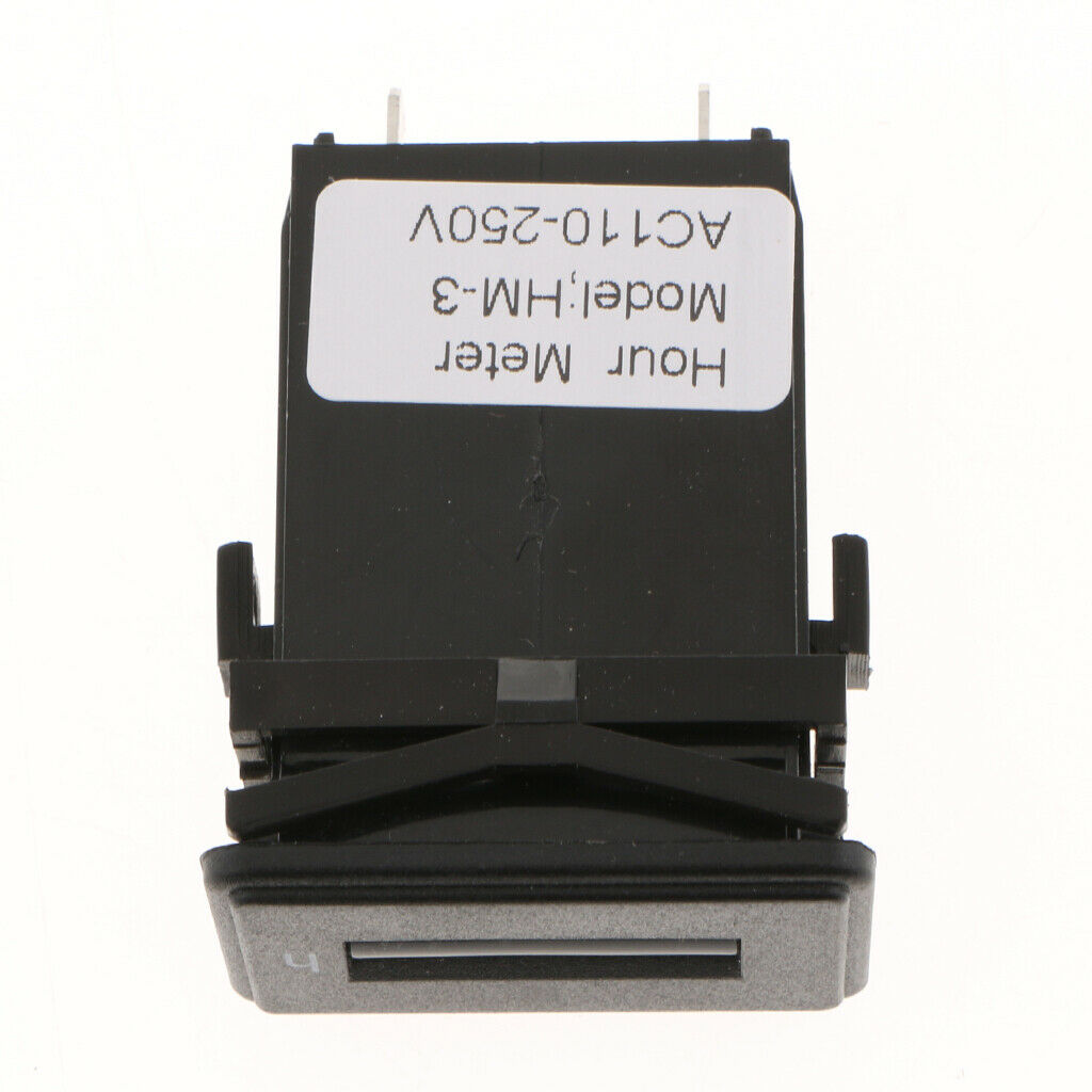 AC110-250V Hour Meter Timer Boat Outboard Inboard Marine Lawn Tractor