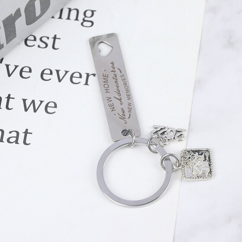 2022 new family keychain New home new adventures moving to a new home new start