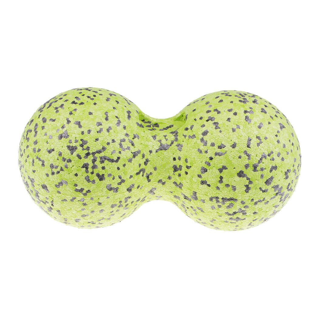 Double Massage Ball Peanut   Point For Yoga Gym Training Sports Green