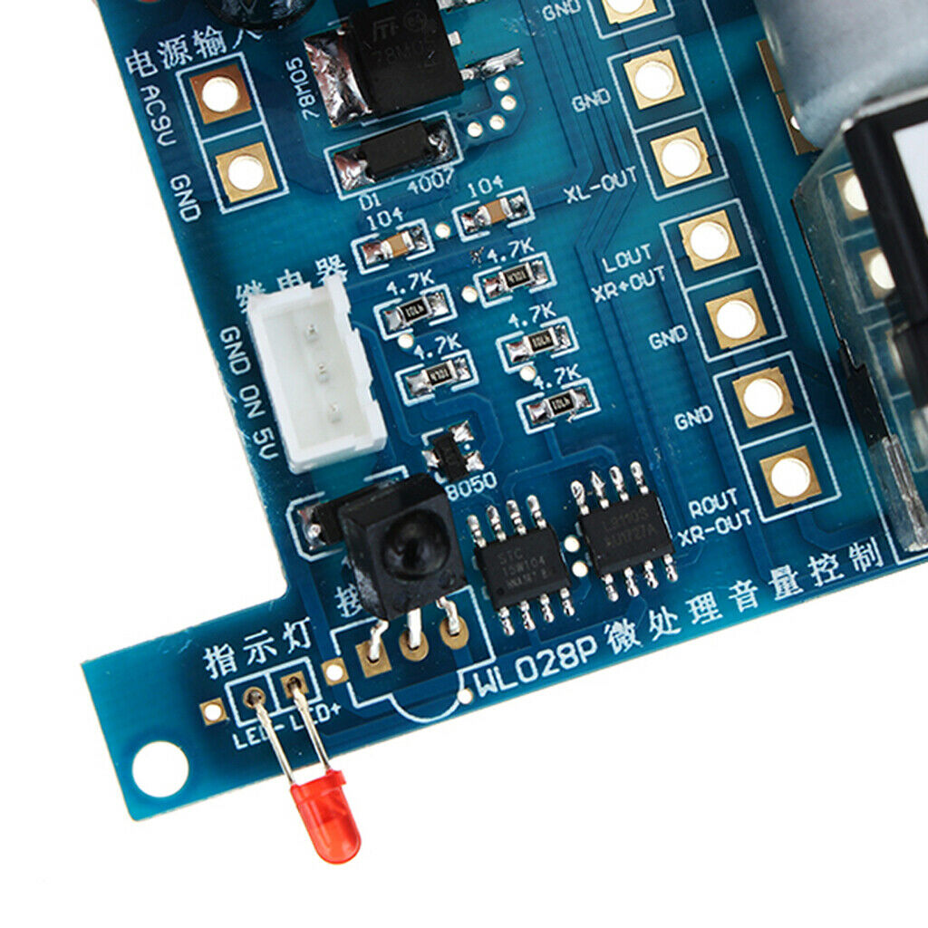 Compatible DIY Kits Module Board - 1x   9V Infrared Remote Control Volume