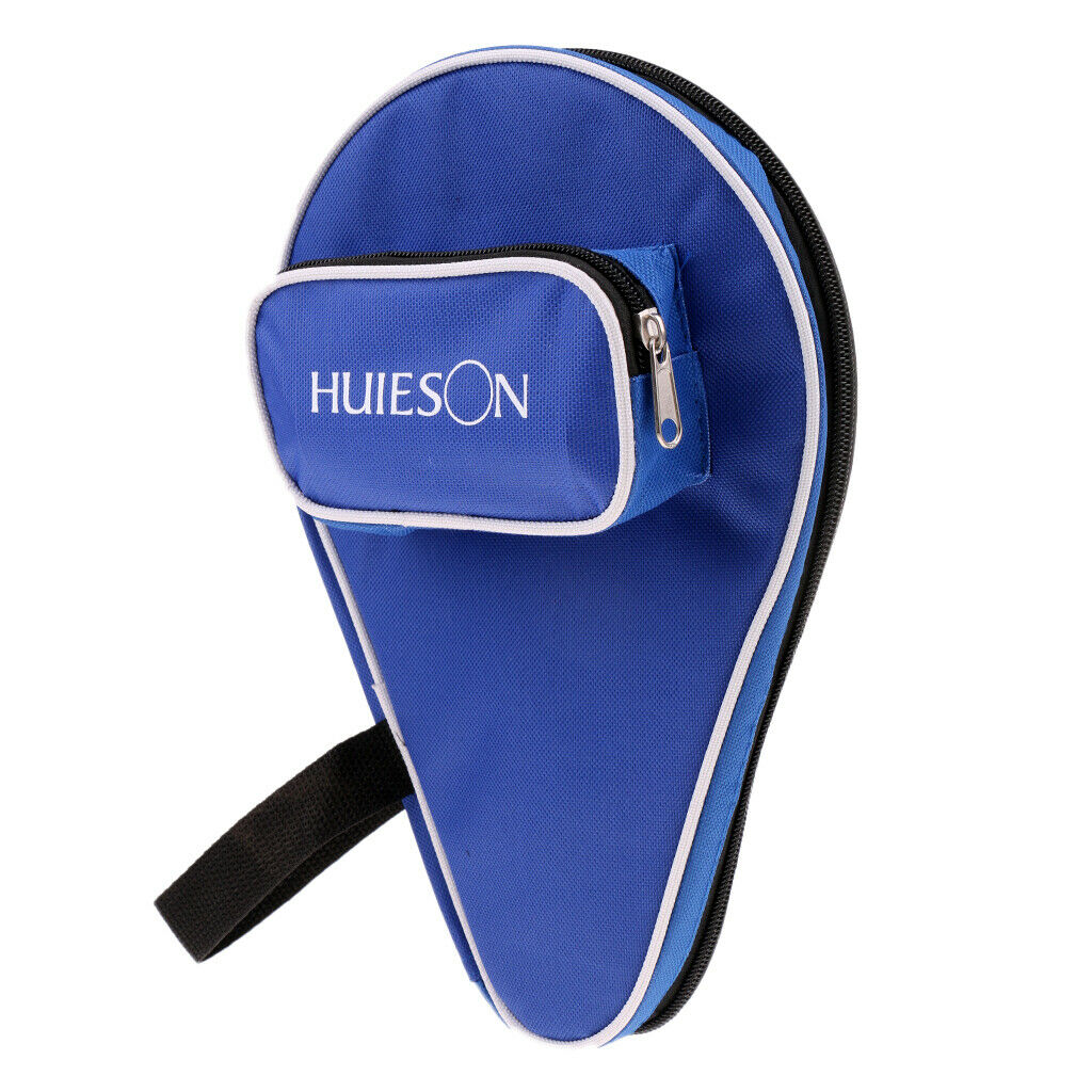 2 Pieces Lightweight  Pong Racket Paddle Bag Storage Bag For Double Bat