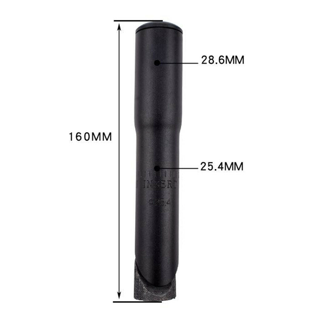 2x MTB Road Bike Quill Stem Adapter 22.2mm 25.4mm 160mm Handlebar Stem Extender