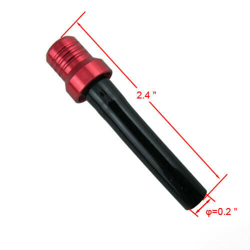 6Pcs Gas Fuel Tank Cap Valve Vent Breather Hose Black Tube CNC ATV Dirt Bike Pit