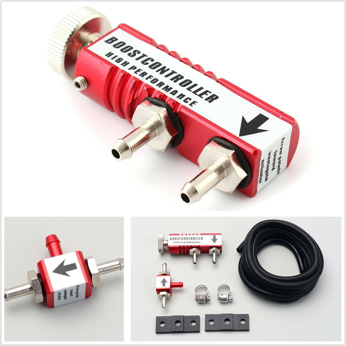 Aluminum 1-30PSI Adjustable Car Manual Turbo Boost Controller Boost Bleed Valve
