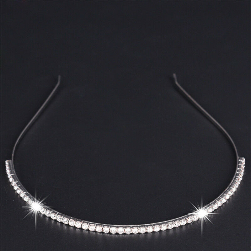Crystal Rhinestone Headband Hairband Head Wear Elastic Brightness Accesso.l8