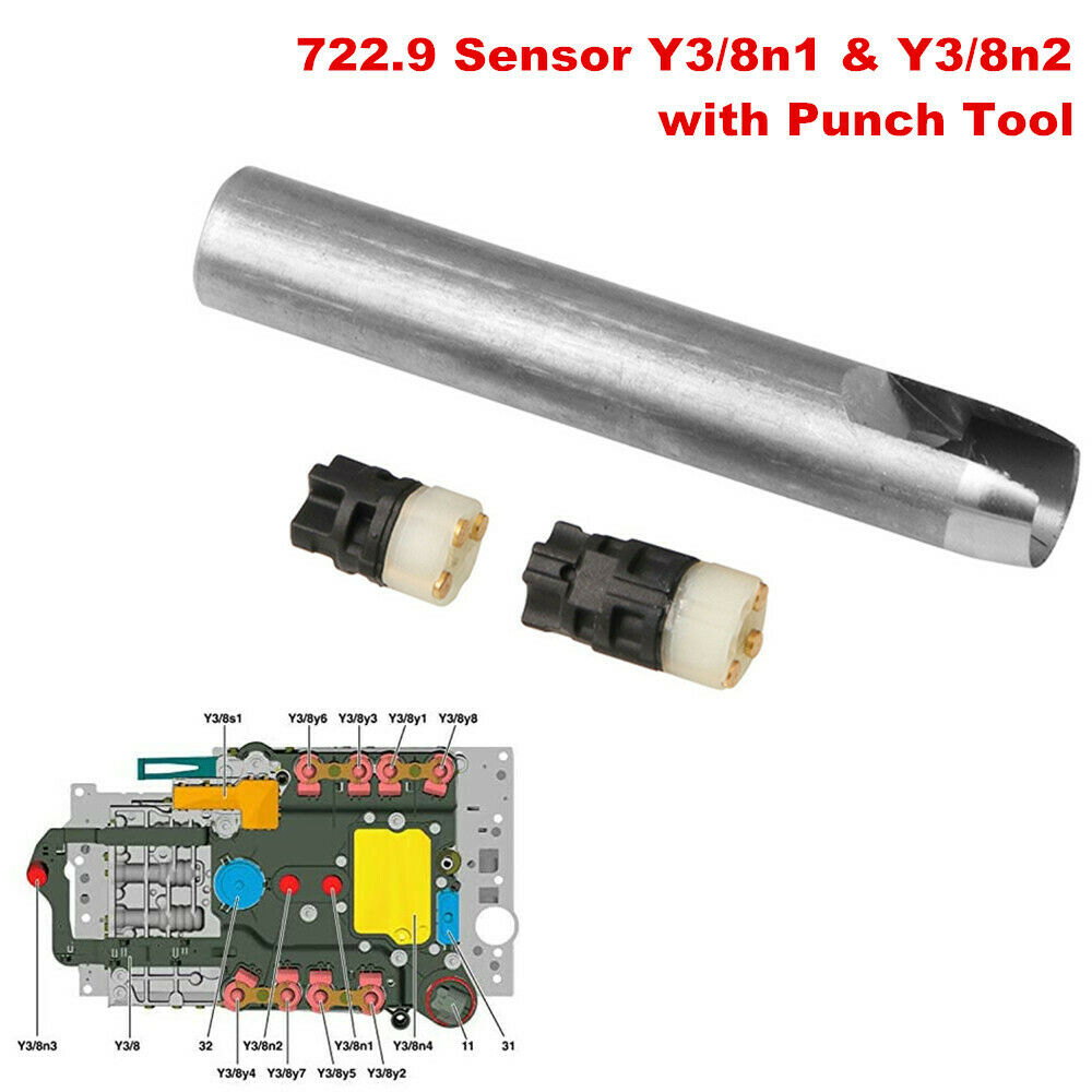 722.9 Sensor Y3/8n1 & Y3/8n2 + Punch Tool fit for Mercedes Benz 7G Transmission