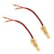 2 Pcs Vehicle SUV Water Temperature Gauge 10mm Head   1/8 Threaded Sensor -