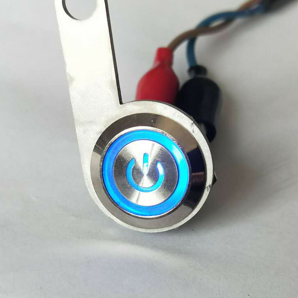 2Pieces 12V Motorcycle LED Handlebar Headlight Foglight Switch Waterproof