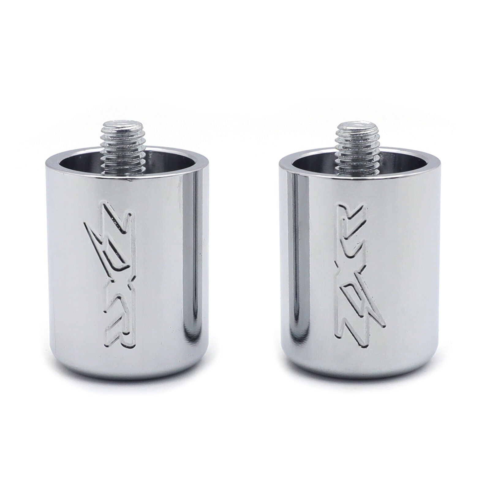 Hand Bar Ends for Kawasaki Ninja 250 500 ZX600 ZX6 636 ZZR600 ZX6R ZX6RR Chrome