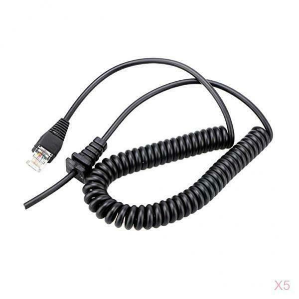 5x Micophone Extension Cable Cord for Yaesu FT-817 FT-817ND FT-897D FT-2400